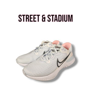NIKE WOMEN'S RENEW RUN 2 CU3505-101 Light Blue/Pink RUNNING SHOE SIZE 10